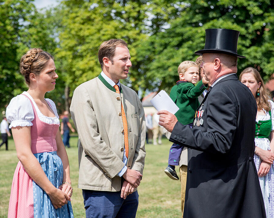 Heimf&uuml;hrung der Braut des F&uuml;rsten Castell-R&uuml;denhausen