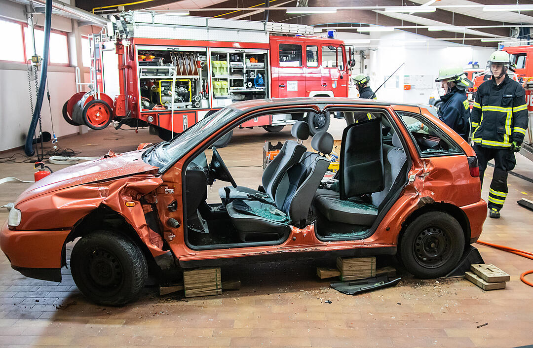 Prinzessinnen bei Feuerwehr