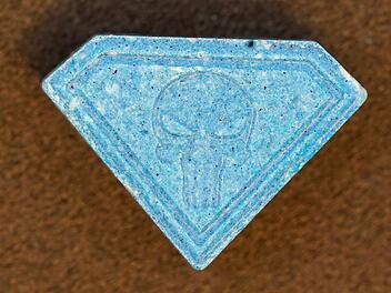 Ecstasy-Pille «Blue Punisher»