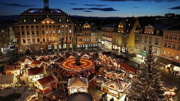 Der Coburger Weihnachtsmarkt Foto: TC Coburg