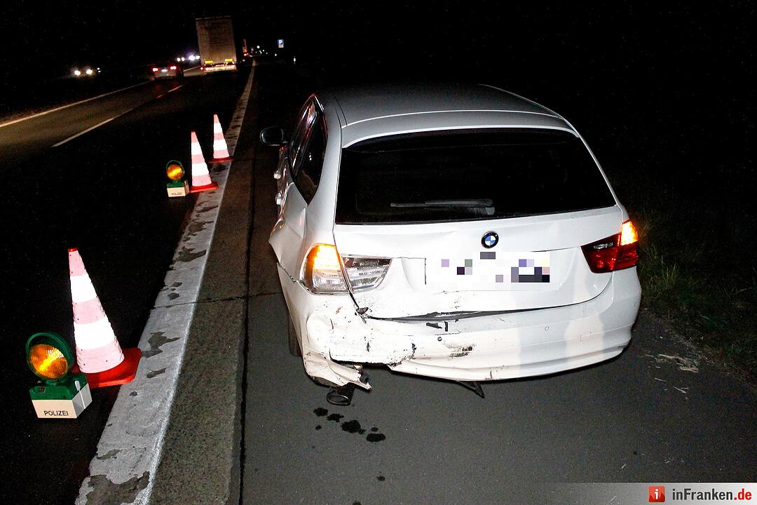 Schwerer Unfall auf A3 bei Gremsdorf