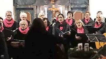 Chorgesang erfüllte die Untermerzbacher Kirche beim Konzert.