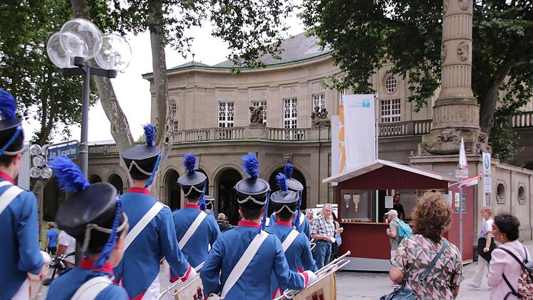 Eröffnung des Rakoczy-Festes 2022 am Marktplatz. Foto: Benedikt Borst