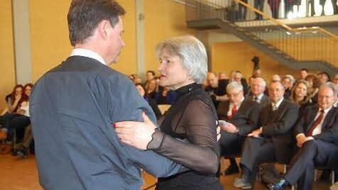 Ein flotter Tango mit Elisabeth und Helmut Weißenfels  Foto: Andreas Welz