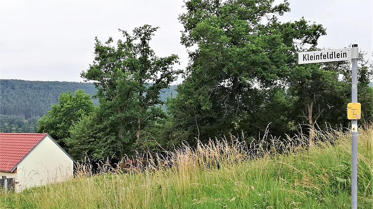 Die letzte Baulücke an der Ecke Kleinfeldlein/Rhönstraße wird bald geschlossen. Der Gemeinderat gab jetzt grünes Licht für den Bau eines Einfamilienhauses.  Foto: Sigismund von Dobschütz