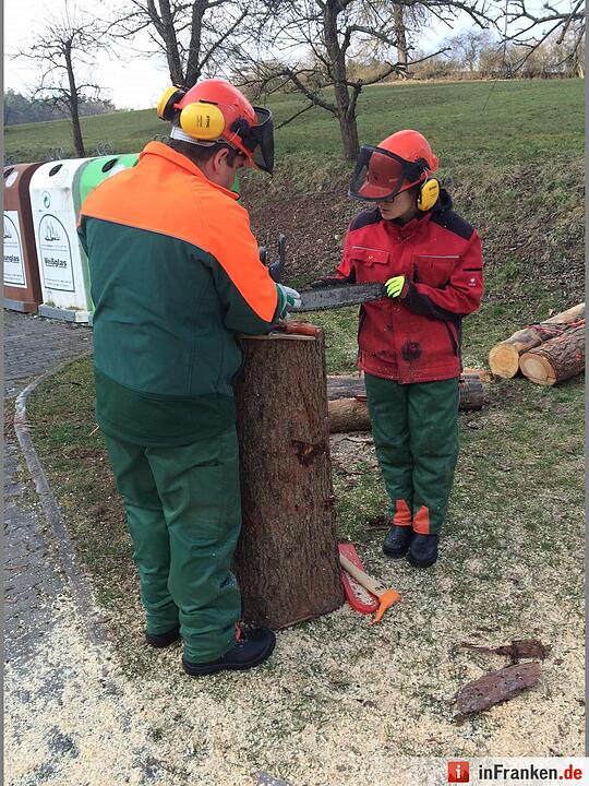 Kettensägenlehrgang bei Feuerwehr Steinbach