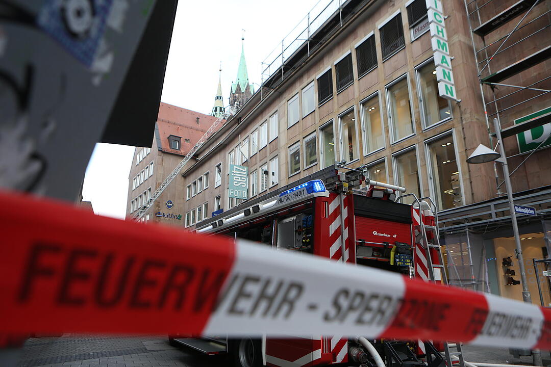 Brand in Restaurant der Nürnberger Innenstadt