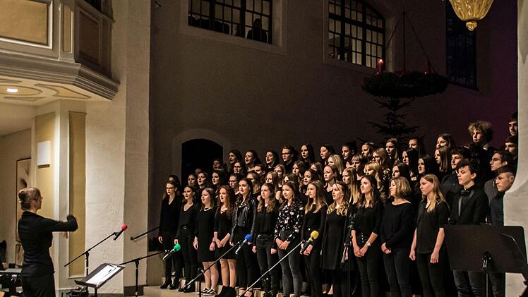 Impressionen vom Weihnachtskonzert des Coburger Gymnasiums Albertinum in der MorizkircheFoto: Jochen Berger
