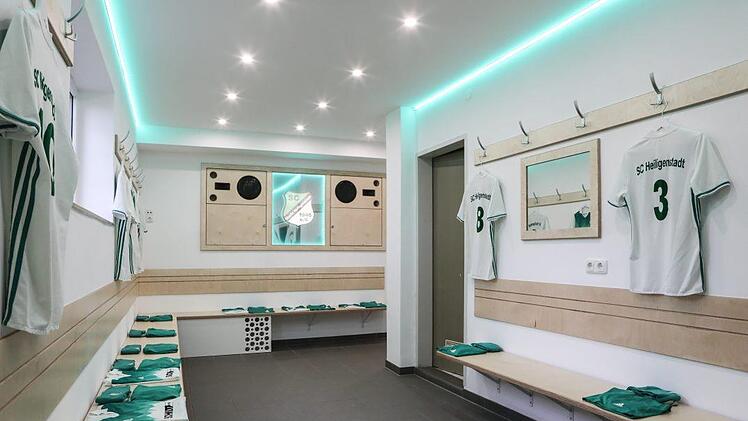 Gewinner in der Kategorie "Sch&ouml;nste Kabine": der moderne Umkleideraum des k&uuml;nftigen Kreisklassisten SC Heiligenstadt aus dem Landkreis BambergBarbara Herbst