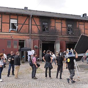 Eindrücke vom Set des Franken-Tatorts
