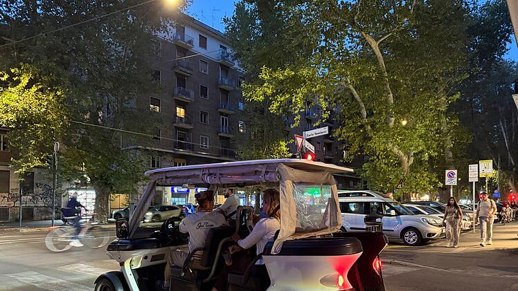 Einsatz von Golfcarts f&uuml;r Stadtrundfahrten in Rom