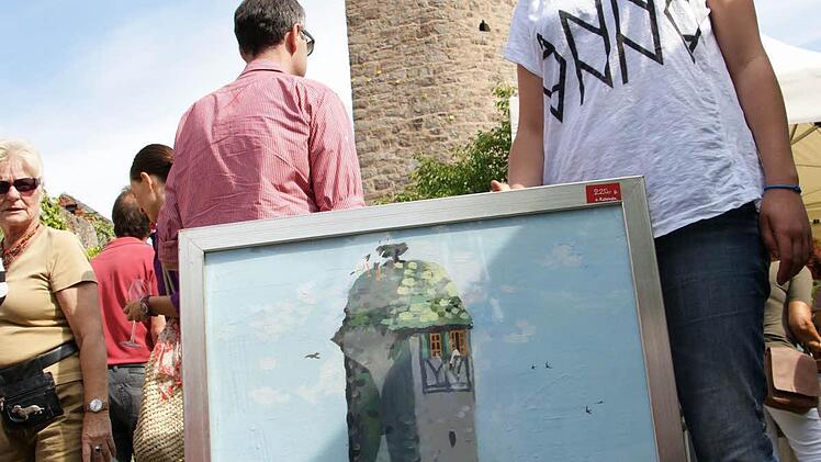 Auf dem Künstlermarkt