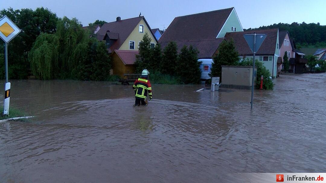 Unwetter in Frankendorf