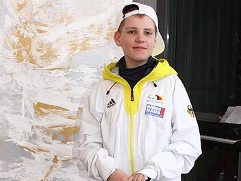 Maximilan Jäger mach sich am Donnerstag auf die Reise zum am 2. Winter-Jugendlager in Sotschi. Foto: Thomas Jäger