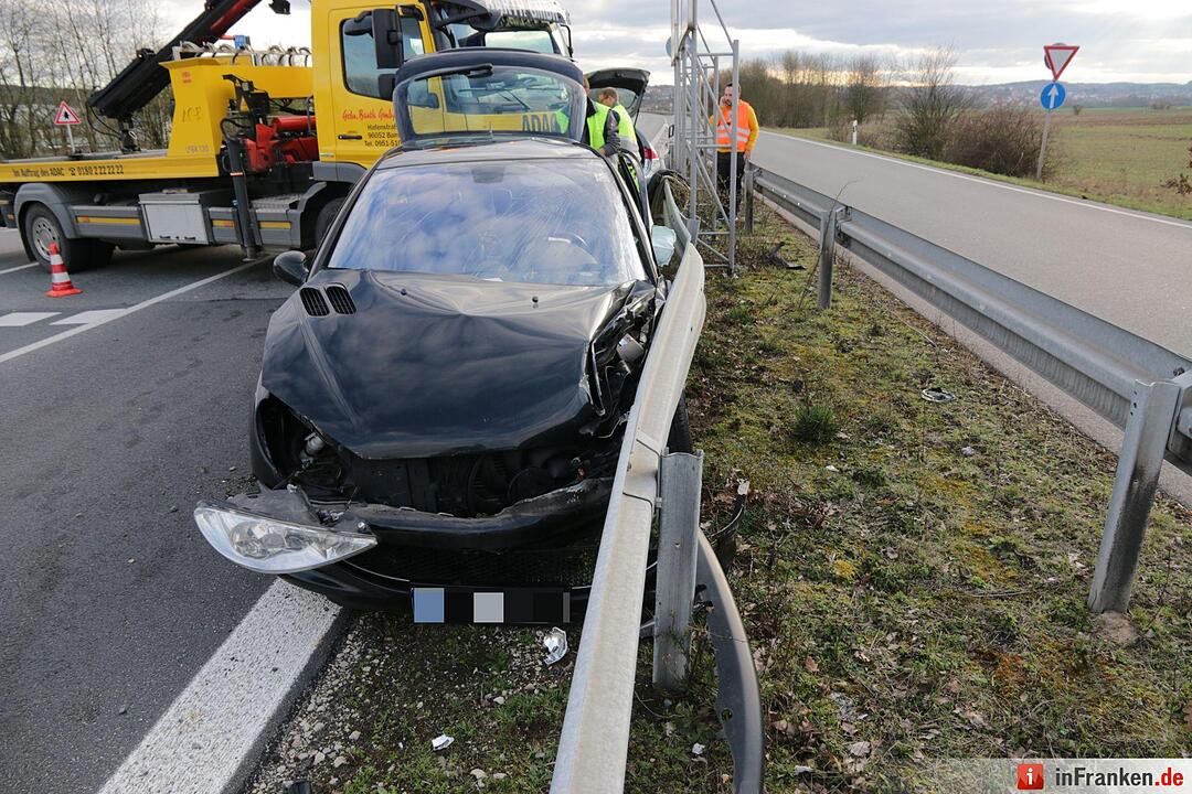Unfall in Hallstadt - zwei Personen verletzt