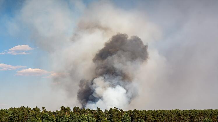 Mittelfranken: Luftbeobachtung am Wochenende angekündigt - wegen hoher Waldbrandgefahr