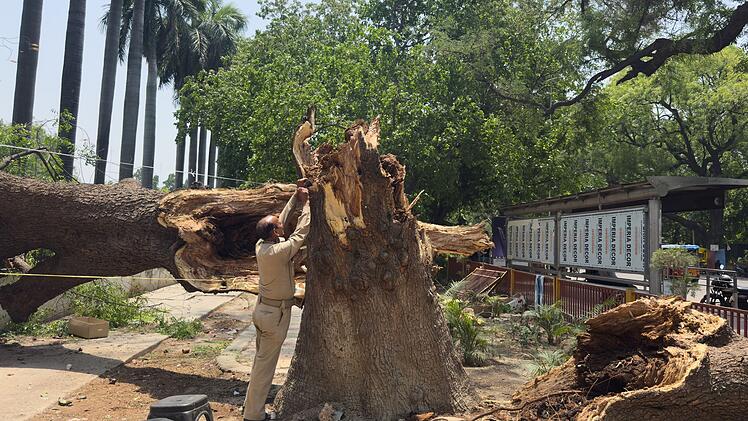 Unwetter in Indien