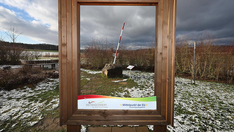 Geografischer Mittelpunkt der Europ&auml;ischen Union