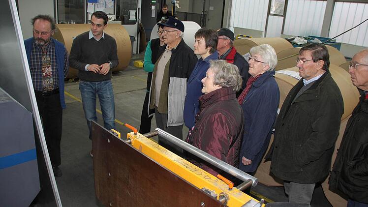 Betriebsführung bei Baumann Druck Foto: Dagmar Besand