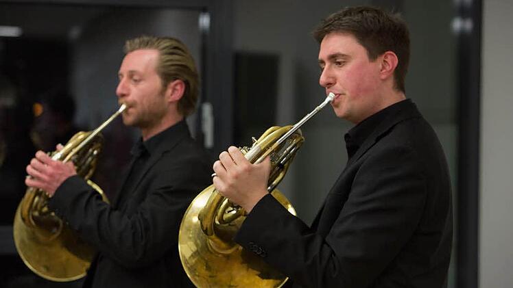 Ein Viertel der "Pictures"-Besetzung: Sebastian Schorr (l.) und Martin Grom spielen auf zur CD-Release-Party.  Foto: Barbara Herbst
