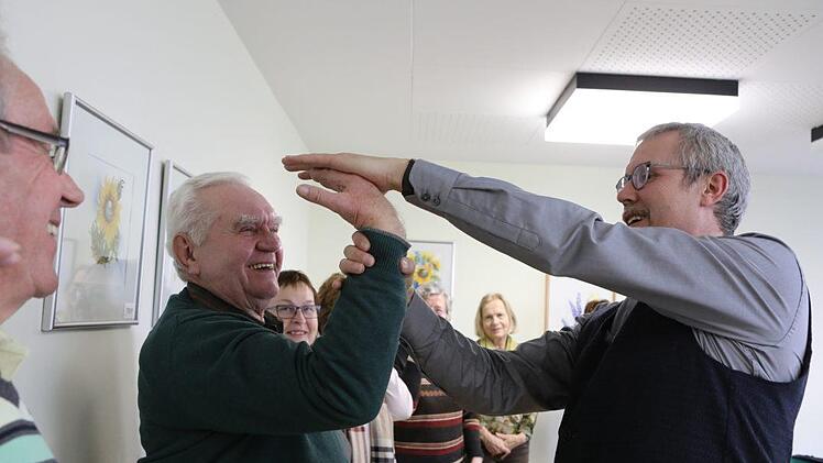 Gruppentherapie bei der Schlaganfall-Selbsthilfegruppe KulmbachBarbara Herbst