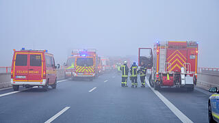 Glatteisunfall auf A 7