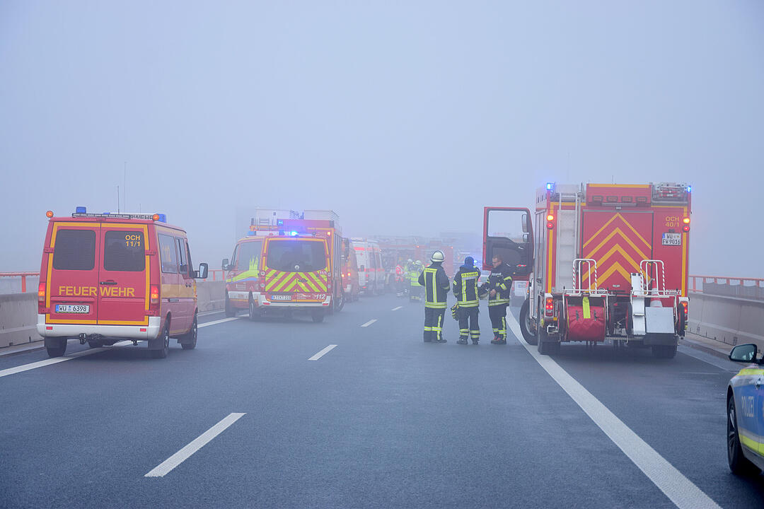 Glatteisunfall auf A 7