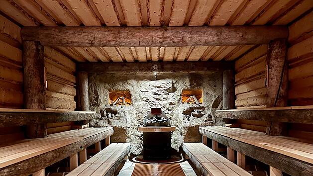 Stollen Saunabereich FrankenLagune