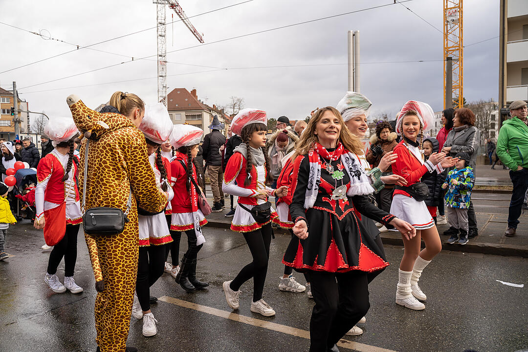 Der traditionelle Umzug zog ca. 70.000 Faschingsfreunde an.