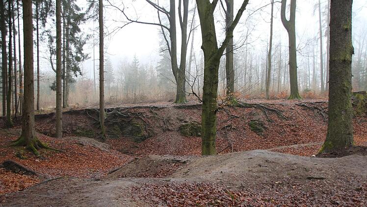 Das "Loch" im Callenberger. Foto: Simone Bastian