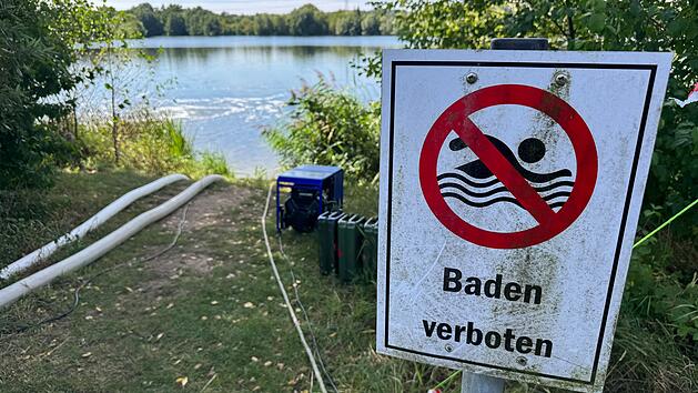 An der Kiesw&auml;sch darf aktuell nicht gebadet werden.