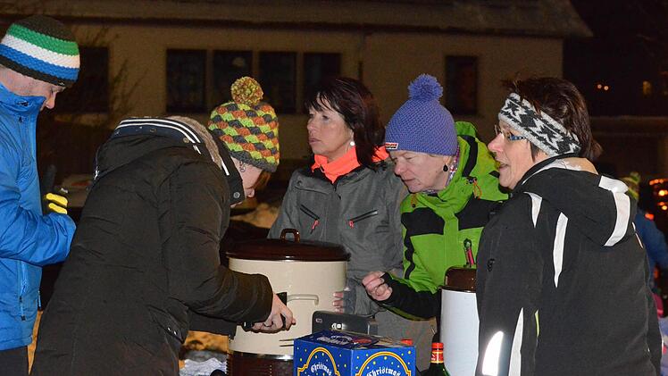 Nachtskisprint beim WSV Oberweißenbrunn. Foto: Jürgen Schmitt
