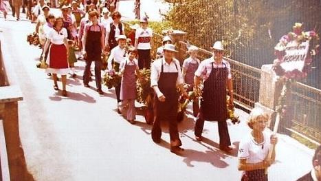 1980 nahm der Heimgartenverein am Schützenfestumzug teil.