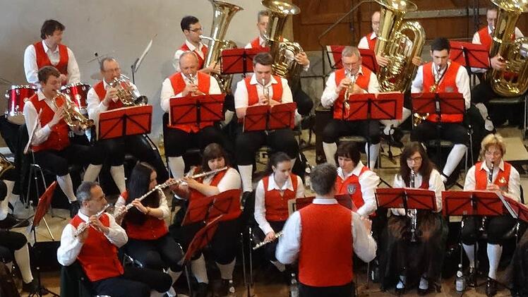 Konzert der Jugendblaskapelle Großwenkheim im Abteisaal von Maria Bildhausen. Foto: Anton Then