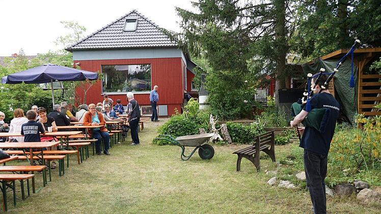 Das Gelände und Vereinsheim von Toxotes e. V. beim Tag der offenen Tür im Rahmen des Bürgerfestes in Buckenhof am 7. Juli.   Foto: Pascale Ferry