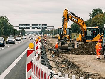 Autobahn, Sperrung, Bauarbeiten, Baustelle, Sanierung, Ausbau, Erweiterung