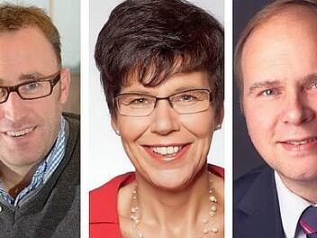 In der Kritik: Markus Mönch (links) und Bernd Reisenwebersind sauer, dass die Landtagsabgeorndete Susann Biedefeld (Mitte) beim Streit um die Straßenausbaubeitragssatzungen einerseits Druck auf die Bürgermeister ausübt, andererseits 2003 aber selbst für die Einführung solcher Beiträge in Weismain gestimmt hat.