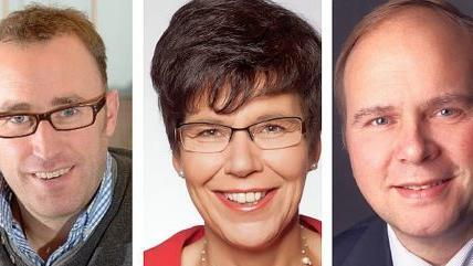 In der Kritik: Markus Mönch (links) und Bernd Reisenwebersind sauer, dass die Landtagsabgeorndete Susann Biedefeld (Mitte) beim Streit um die Straßenausbaubeitragssatzungen einerseits Druck auf die Bürgermeister ausübt, andererseits 2003 aber selbst für die Einführung solcher Beiträge in Weismain gestimmt hat.