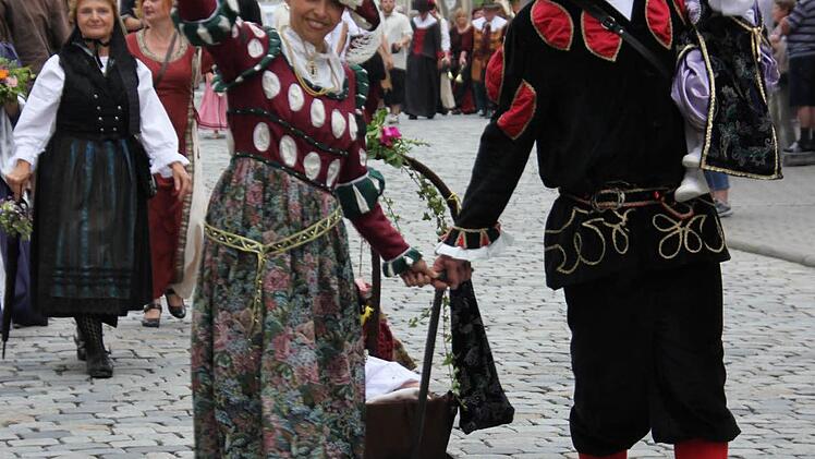 Historischer Festzug durch Kronach. Foto: Marco Meißner