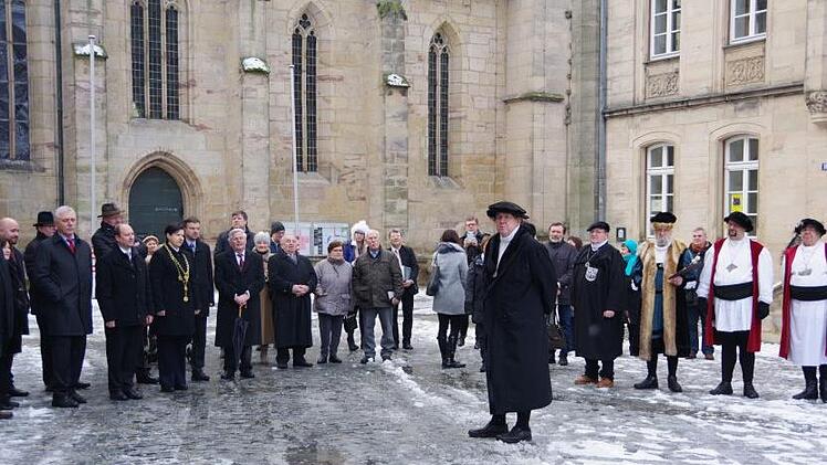 Stadtvogt Hans G&ouml;tz hoffte auf gute &ouml;kumenische Gespr&auml;che