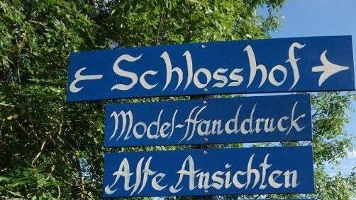 Historisches Dorffest Weißenbach: Hier geht's lang. Foto: Marion Eckert