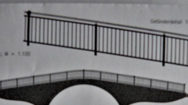 Der Gemeinderat entschied sich einstimmig für diese Variante mit einem Füllstab-Geländer. Foto: Werner Reißaus