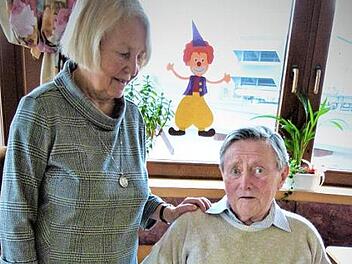 Reinhold Löhlein mit seiner Ehefrau Hannelore Foto: Werner Reißaus
