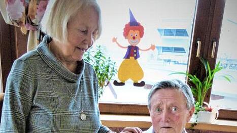 Reinhold Löhlein mit seiner Ehefrau Hannelore Foto: Werner Reißaus