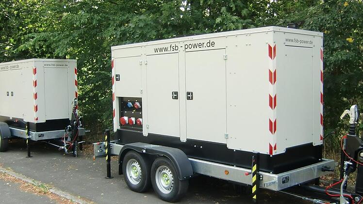 Die beiden neuen Stromaggregate des Wasserwirtschaftsamts nehmen in diesen Tagen den Betrieb auf.
