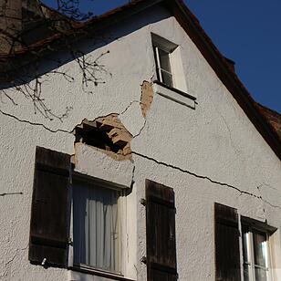 Gasexplosion in einem Wohnhaus