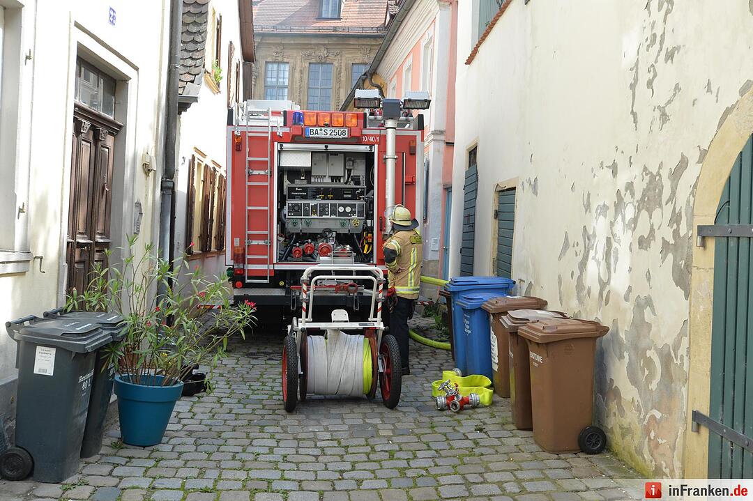 Brand in der Concordiastraße in Bamberg