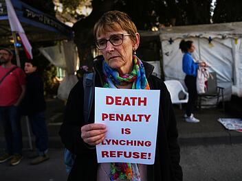 Proteste gegen Israels Beschluss zur Todesstrafe f&uuml;r Terroristen