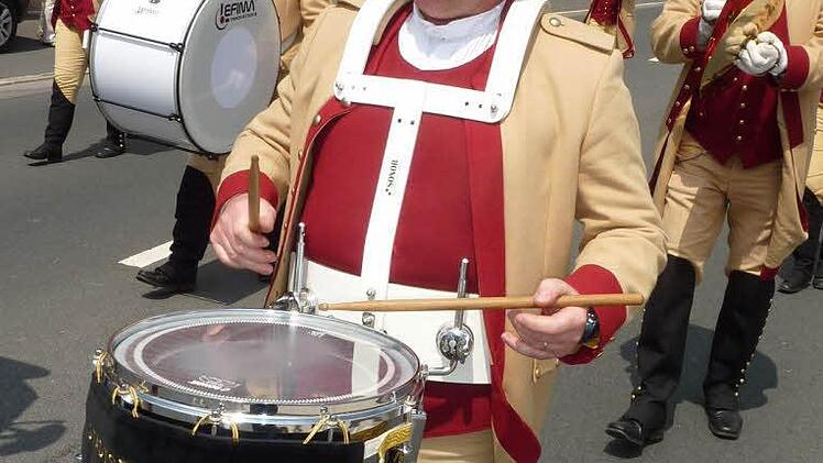 Eine Attraktion: der Stadtspielmannszug Coburg