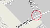 Drei Verletzte in 2015: Die Einmündung an der Annastraße soll mit Verkehrsinsel und Sperrfläche sicherer werden.